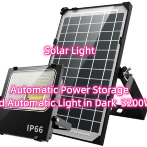 Solar Light Automatic power storage and Automatic light in dark 3200w